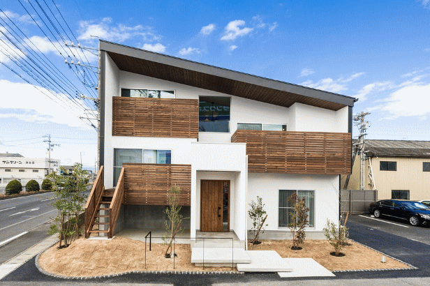 サンクスホームが手がけた住宅の一例