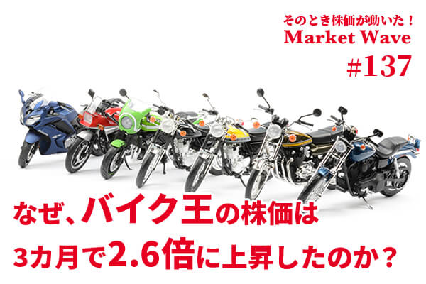 バイク王,株価
