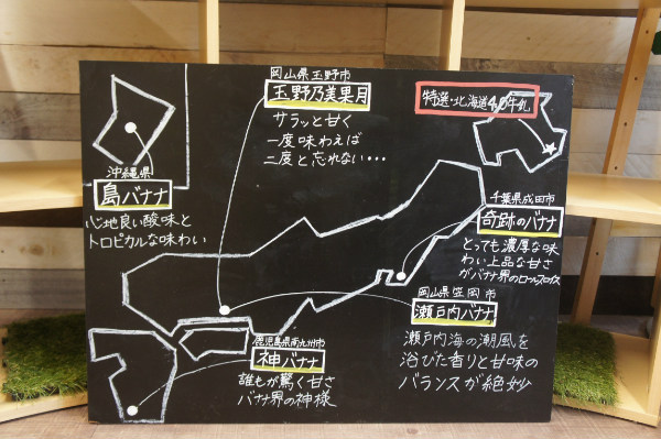 バナナジュース,国産バナナ